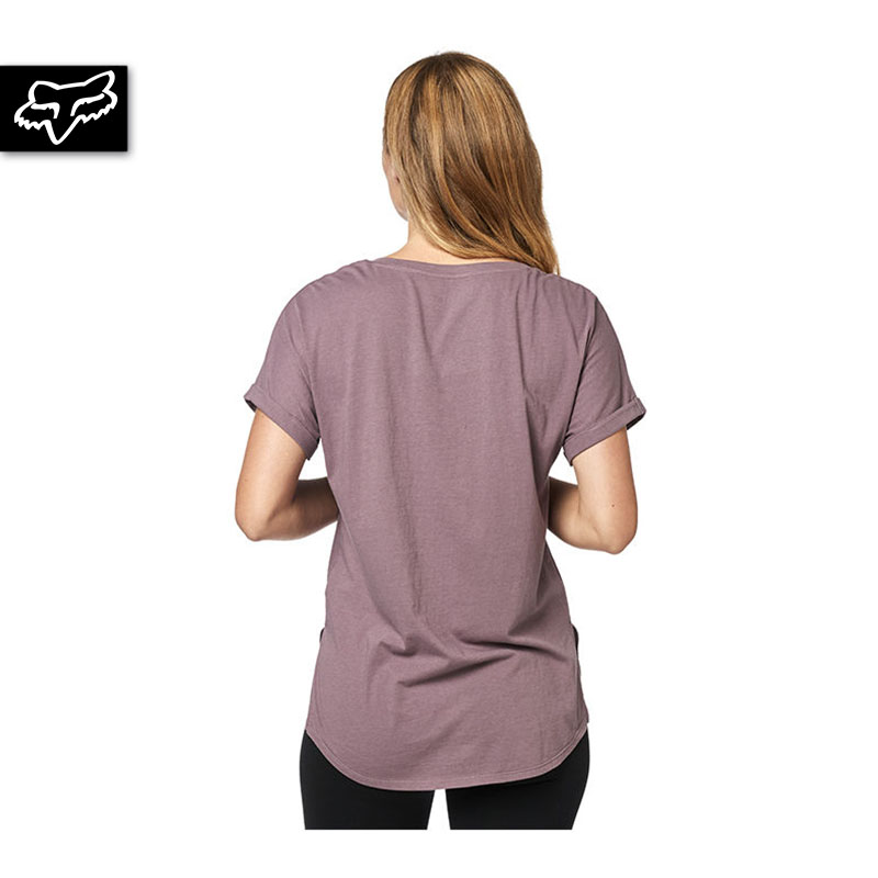 RESPONDED SS VNECK RL SLVE PUR