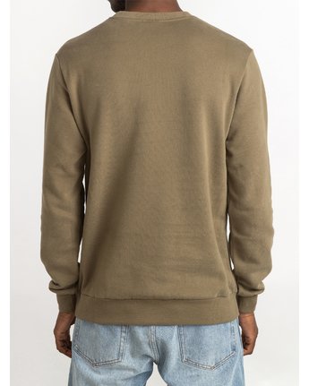 BIG RVCA CREW OLIVE
