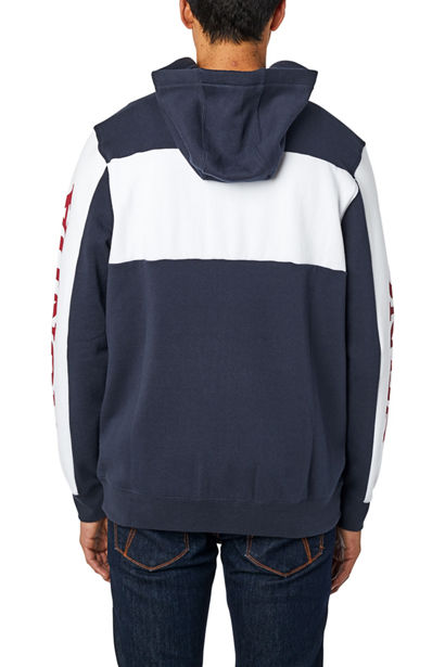HONDA ZIP FLEECE NVY / WHT