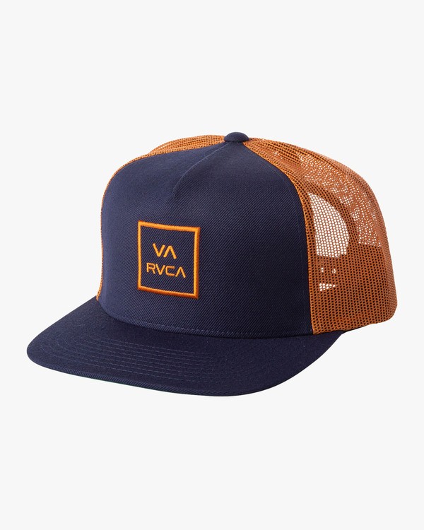 VA ALL THE WAY TRUCKER NAVY RUST