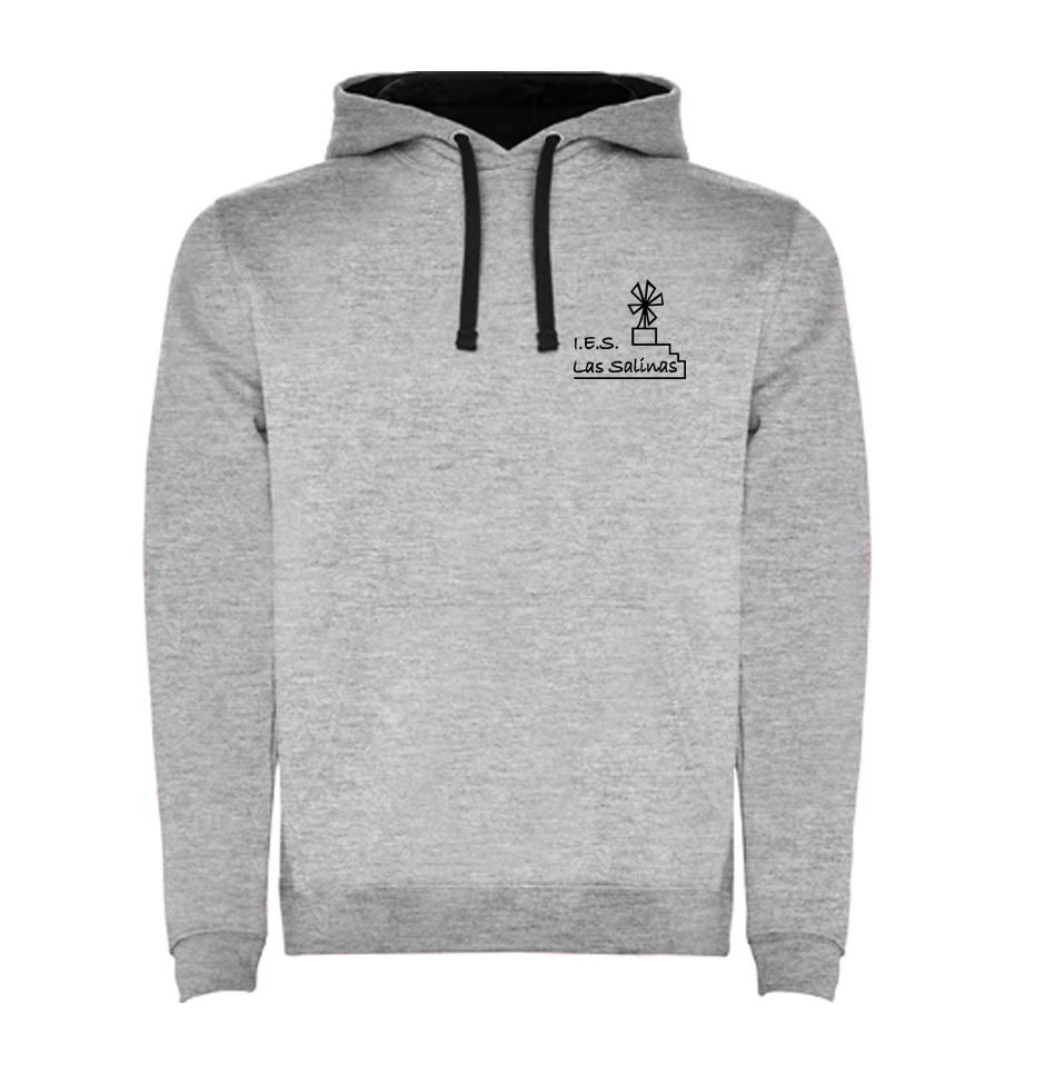 SUDADERA GRIS IES LAS SALINAS