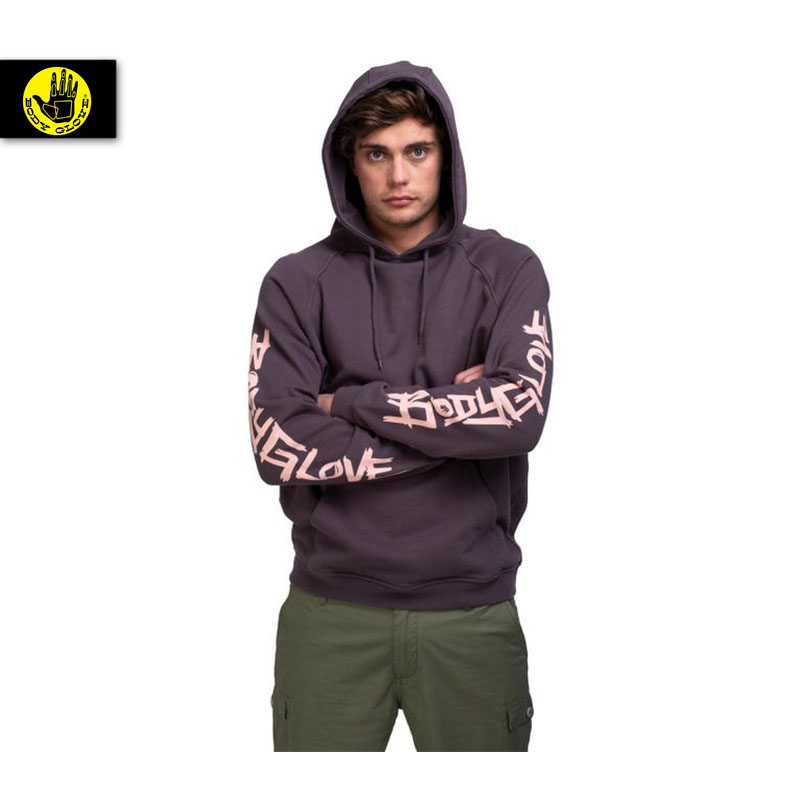 BODY GLOVE HOOD FREEHAND WASHED/BLK