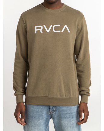 BIG RVCA CREW OLIVE