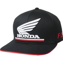 FOX HONDA FLEXFIT HAT BLK
