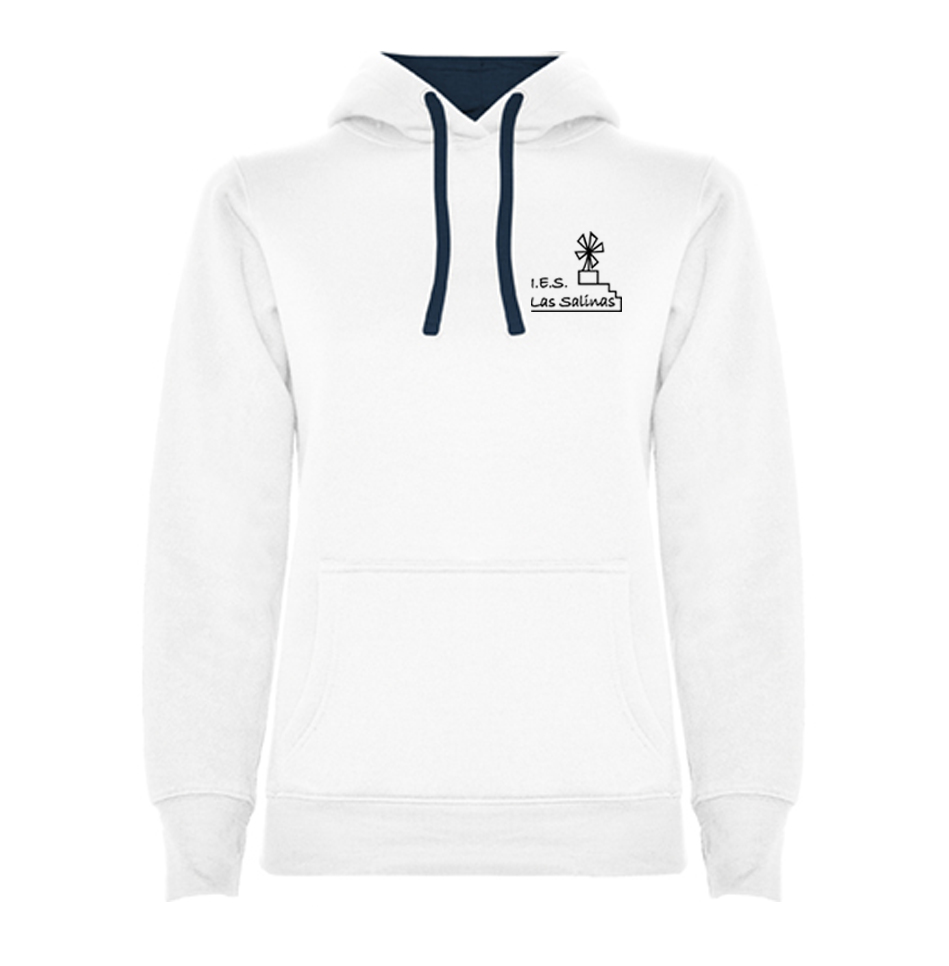 SUDADERA BLANCA IES LAS SALINAS
